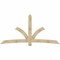 Ekena Millwork Davenport Rough Sawn Timber Gable Bracket, Douglas Fir, 108"W x 54"H x 2"D x 6"F, 12/12 Pitch GBW108X54X0206DAV00RDF - alternate 1